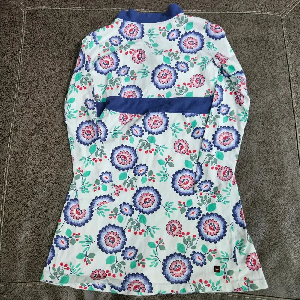 Tea Collection Wrap Front Taiyo Dress Wrap Floral Long Sleeve Girls 8